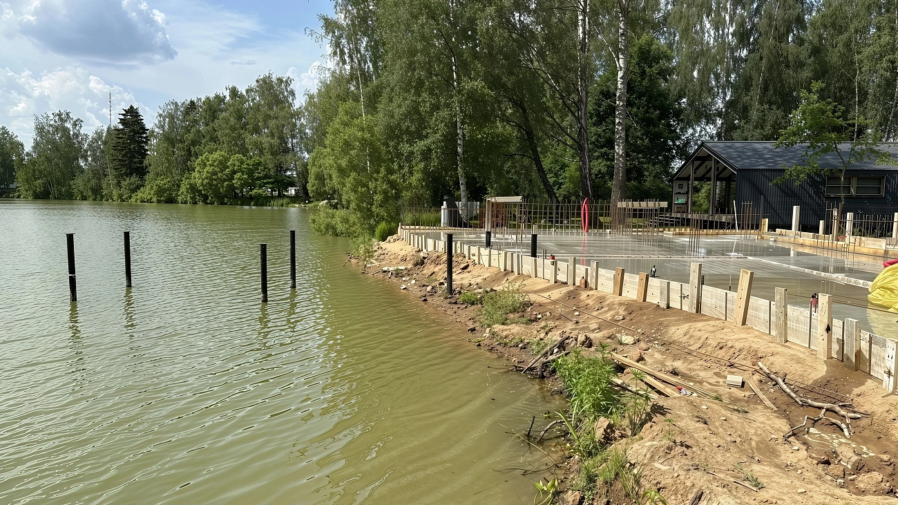 Буронабивные сваи для террасы