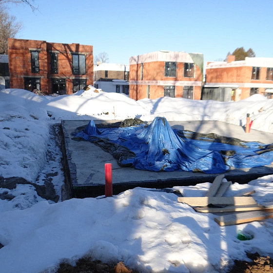 Буронабивные сваи для террасы